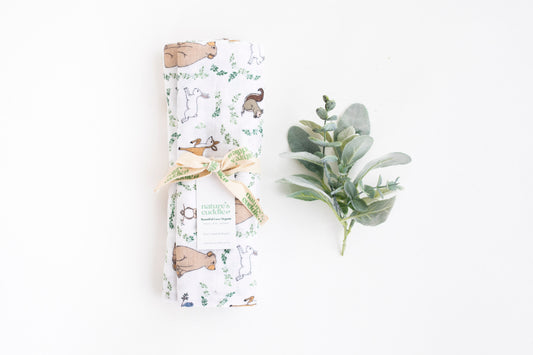 Woodland Muslin Swaddle