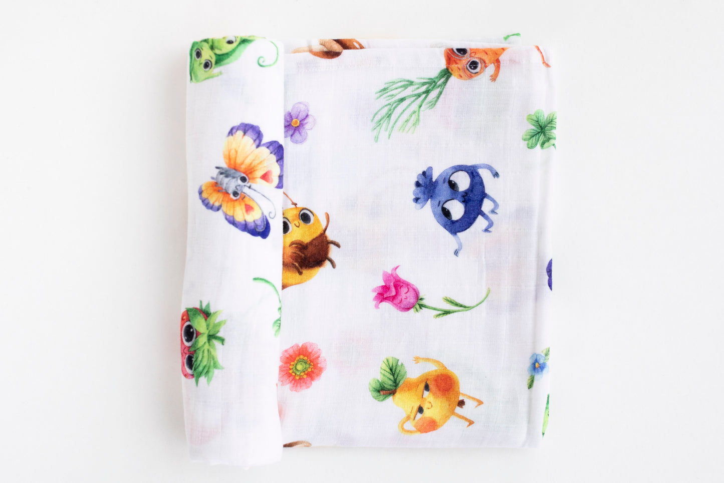 Fruit & Veggie Muslin Swaddle