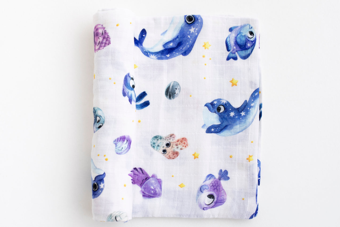 Sealife Muslin Swaddle