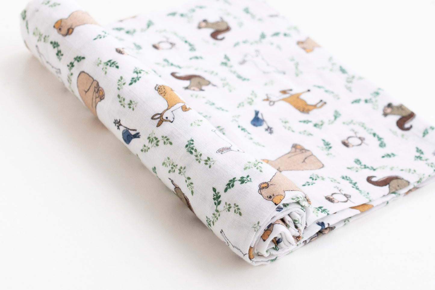 Woodland Muslin Swaddle