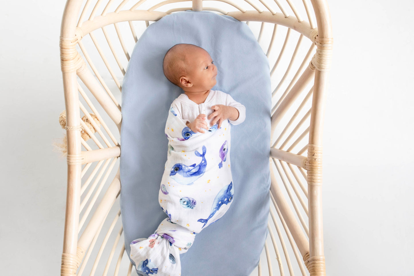 Sealife Muslin Swaddle