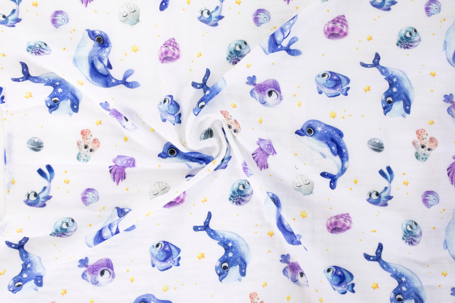 Sealife Muslin Swaddle