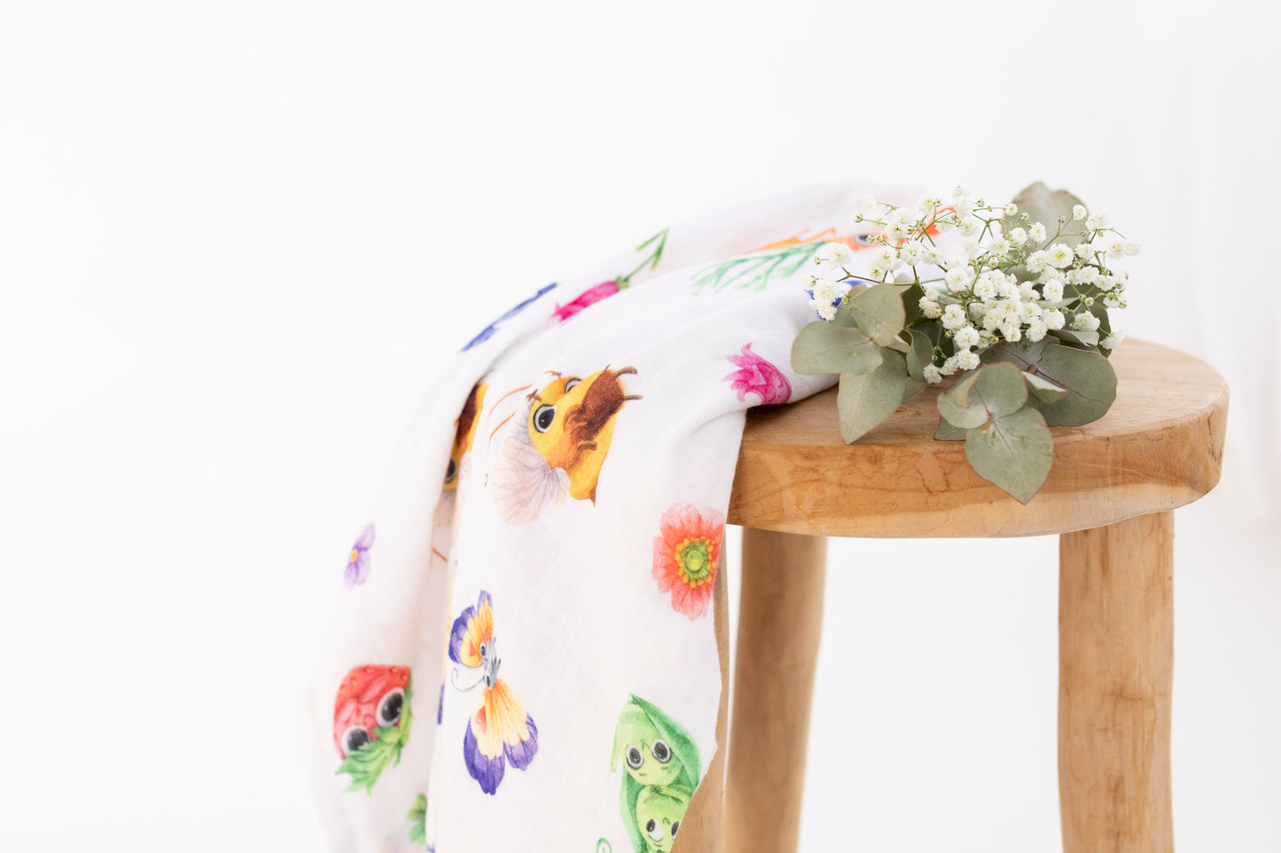 Fruit & Veggie Muslin Swaddle