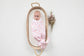 Peachy Pink Blossom Muslin Swaddle