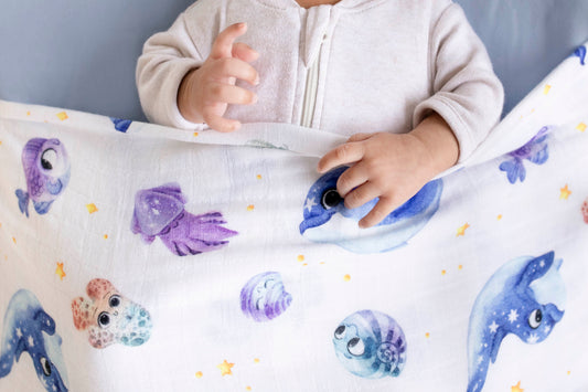 Sealife Muslin Swaddle