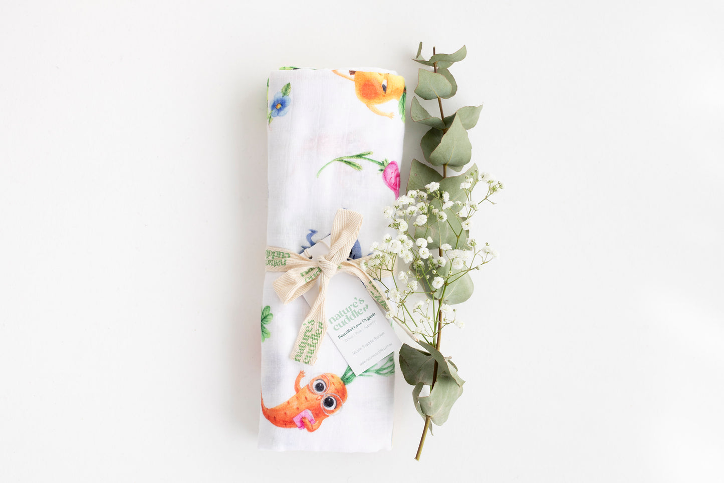 Fruit & Veggie Muslin Swaddle